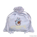 龍貓包 粉嫩格子束口袋