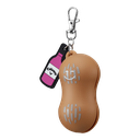 花生造型矽膠球盒