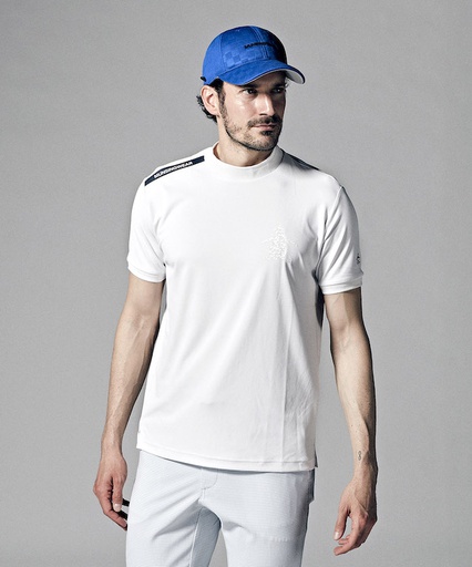 KEEP CLEAN &amp; SUNSCREEN 小高領短袖上衣（防紫外線 (UPF50) / 防污 * 容易清洗 / 吸汗快乾）