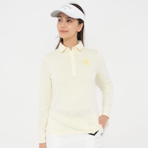 細條紋提花襯衫 (女款) UPF15