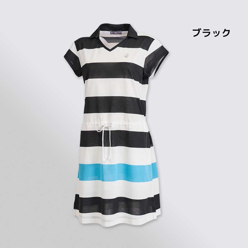 HONMA 條紋連衣裙 [036-734170]