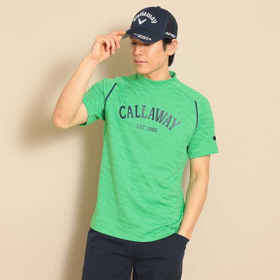 CALLAWAY 迷彩短袖仿領上衣