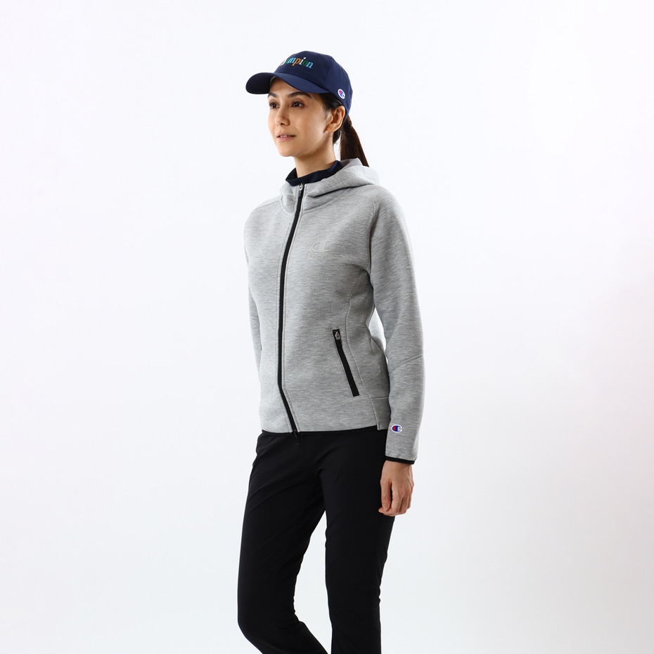 Champion GOLF女款 Techweave(R)3LS 拉鍊連帽運動衫